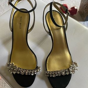 Beautiful Nine West Kitten Heel Sandals